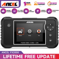 ANCEL FX2000 JOBD OBD2 เครื่องสแกน ABS/Engine/SRS/Transmission เครื่องมือตรวจสอบเครื่องยนต์ เครื่องม