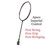 Racket Apacs Imperial Control (5U) Free String, Grip, Stringing