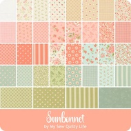 [Fabric Fanatics]100% Cotton Fabric Sunbonnet MODA 0.25yard Quilting Patchwork DIY Craft Fabric