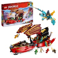 LEGO NINJAGO Destiny's Bounty - Race Against Time, Ninja Air Ship Toy Set with 2 Dragon Figures & 6 