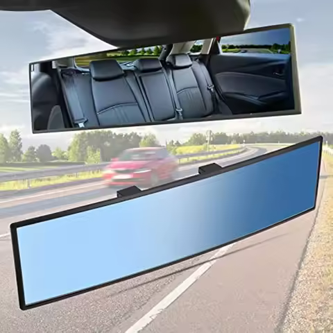 Car Baby Mirrors Interior Rear View Mirror Wide Angle Convex Rearview Mirror Anti Glare Large Vision