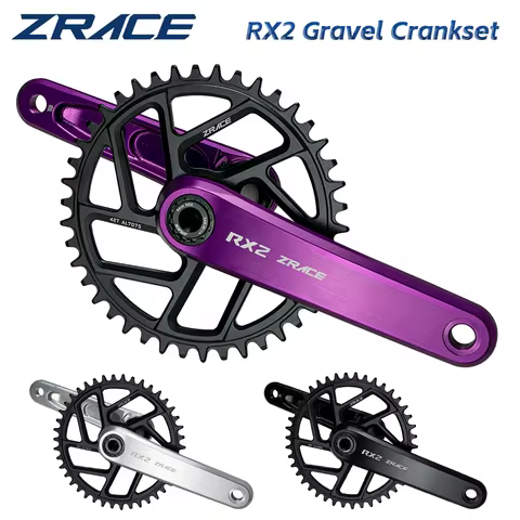 ZRACE RX2 Road / Gravel Crankset High-Precision CNC Super-Strong Alloy Axis , Racing Grade，165 / 170