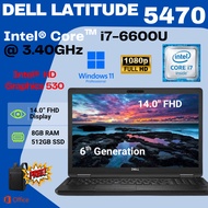 Dell Latitude 5470 i7 6th Gen Laptop | 16GB RAM | 512GB NVMe SSD | 14 Inch | Office / Student / Work
