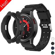 Strap+Case for Samsung Galaxy Watch 6 Classic 43mm 47mm Modification Kit Silicone Strap Case Cover 6