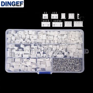720PCS XH2.54 Pitch 2.54mm Terminals Male Female Plug Socket XH 2.54mm Connector kit Straight Pin 2P