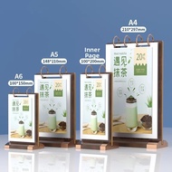 Transparent Desktop T-Shape Display Stand A4 A5