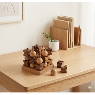 XOXO Wooden Game 3d Plug Size 10*10*9.5 CM.