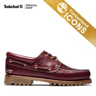 Timberland MENS ICON 3-EYE CLASSIC HANDSEWN LUG SHOES รองเท้าโบทชูผู้ชาย (FTMM50009)