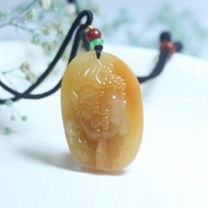 【一念之間】 黃蠟石項鏈|佛魔掛件|吊飾