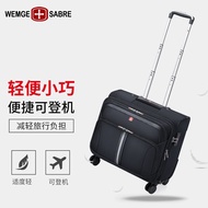 H-66/ Swiss Army Knife Business Trolley Case Lightweight Luggage18Inch Small Password Suitcase Oxford Cloth Boarding Bag