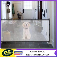 Dog Cat Pet Fences Magic Door Magic Cat Gate Folding Safety Net Door Guard