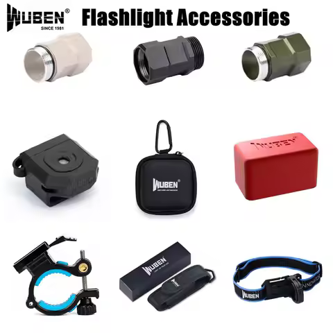 WUBEN Flashlight Accessories For P1 Headband E7 Gesture Sensor Extension Tube T4 TacRing X2Pro Tacti