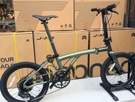 (靚價PM) 預訂款 2026  新款 JAVA NEO CB 佳沃 碳纖維 12速電變 油剎桶軸 20吋 406 碳纖維折叠車 (三折叠小布 國布) 送前後蛙燈叮叮