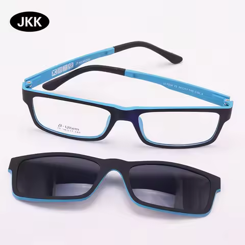 Ultra-Light Glasses Magnet Clip-On Sunglasses Myopia Frame Polarized Eyeglasses Functional 3D Glasse
