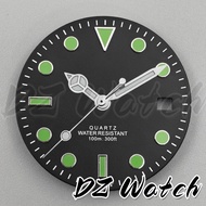 DZ 29MM 515 Watch Parts Black White Pink Green Sunberst/ Forsted Watch Dial With Hands C3 Luminous F