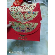 COMBO of 6 BEAUTIFUL RED ENVELOPES 16.5X9CM.