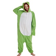 Adults Anime Onesie Role Women Pajamas Party Fleece Sleepwear Frog Kigurumi Hooded Halloween Carniva