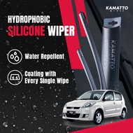 Kamatto Wiper Perodua Myvi Icon/EZi (2005-2011) Hydrophobic Silicone Water Repelling Coating