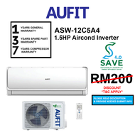 (SAVE 4.0) AUFIT 1.5HP Inverter Aircond ASW-12C5A4/ ASW12C5A4  / Hisense Non-Inverter Air Conditione