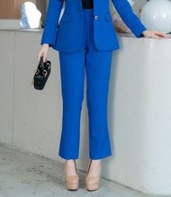 เสื้อสูทผู้หญิงทรงSlim2กระดุม No.2402 ใส่คู่กางเกงกระบอกเล็ก No.2426-2 (S-6XL)