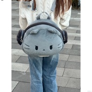 Japanese Headphones Katie Cat Cartoon Plush Doll