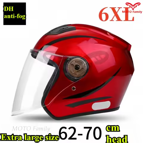 6XL Big Head 70cm Motorcycle Autumn Winter Helmet Big Head Helmet Warm Helmet for Men Women Casco Mo