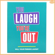Funny You Laugh Youre Out Board Game The Family Where If You Laugh You Lose. Card Games