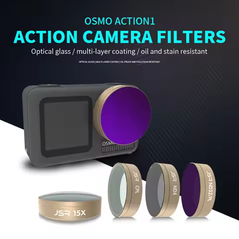 Suitable for DJI osmo Action1 Filter Polarizer ND Dimming UV Sports Camera Diving Red Filter Threade