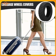 [CloudsMiles] Luggage Wheels Protector Cover 8X Suitcase Wheels Protective Covers Replacement Access