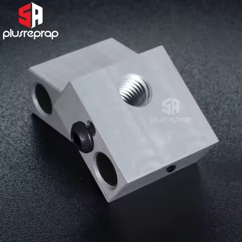 3D Printer Heat Block for MK7 MK8 Hotend Print Head MK8 Extruder Aluminum Block