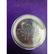 1 oz Silver Bullion  2012 Canadian Silver Maple Coin Leaning Tower of Pisa Privy