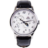 Orient RA-AK0003S00B RA-AK0003S Automatic Sun &amp; Moon Black Leather Japan Watch