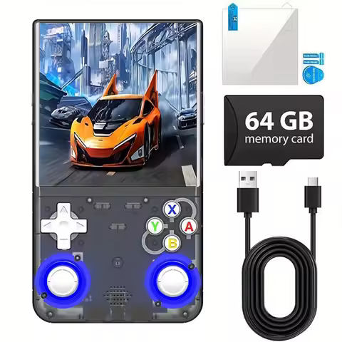 R36S Ultra Retro Handheld Game Console Linux System 4.0 Inch IPS Screen Portable Video Games Console