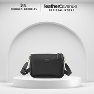 Charles Berkeley TAYLOR Lightweight Water-Resistant Nylon Sling Bag Crossbody Shoulder Clutch with K
