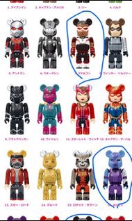 MARVEL / Happyくじ 「BE@RBRICK」2021 100%