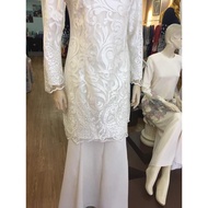 baju nikah berlace manik