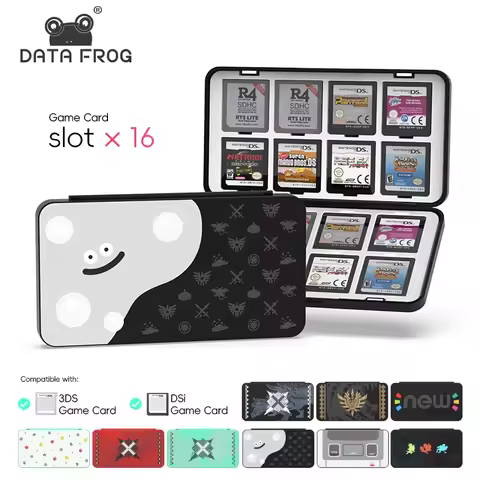16 Slots Portable Game Card Storage Case For 3DS 3DS XL 2DS 2DS XL DS DSi Game Cartridge Holder