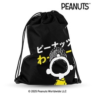 Bundanjai (Bag) PN1-Drawstring Backpack: PEANUTS-1F Drawstring Backpack (PN1F-DTB-BK34) W34xH43 cm.