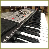 ✒ ♒ ◹ DAVIS Keyboard Piano 61 Key D-118 (Free keyboard Stand, Adapter, Book Stand)