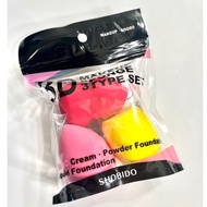 Shobido 3D Makeup Sponge 3 Typr Set.