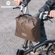 ROCKBROS Bicycle Handlebar Bag Waterproof Folding Bikes Riding Bag Large Capacity Mtb Road Bikes Storage Bag