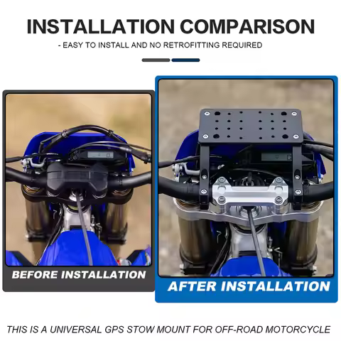 For Suzuki DR‑Z4S DR Z4SM DRZ4SM RM‑Z250 RM Z450 Motorcycle Accessories Mobile Phone Holder Stand GP