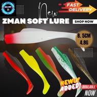 【Xstream】8.5CM/4.8G Zman Clone TPR soft plastic lure fishing bait float umpan casting Haruan Toman