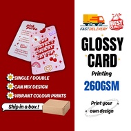 Loyalty Card Custom Print 300gsm 54x90mm