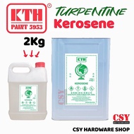KTH Kerosene 2kg / Turpentine / Minyak Tanah / Minyak campur cat Besi Dan kayu