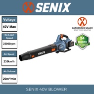 SENIX 40V(2*20V) CORDLESS BLOWER MAX.700CFM