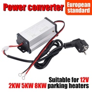 Power Converter Adapter Ac 110V-245V To Dc 12V 25A For Diesel Parking Heater 5KW-8KW 2KW With EU Plu