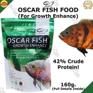 Aquarium Needs 160g INFINITY OSCAR FISH PELLET (GREEN PACK)(GROWTH)(ff)