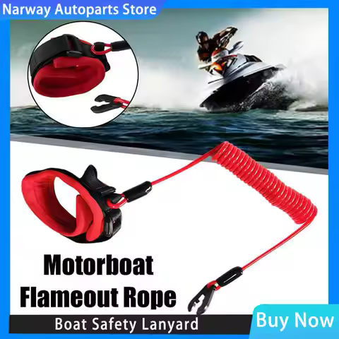 Boat Safety Lanyard Start Stop Kill Tether Cord For Kawasaki Jet Ski JT900 JT1100 For Most Board Eng