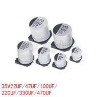 35v Chip Electrolytic Capacitor 22/47/100/220/330/470UF SMD Aluminum Electrolytic Capacitor